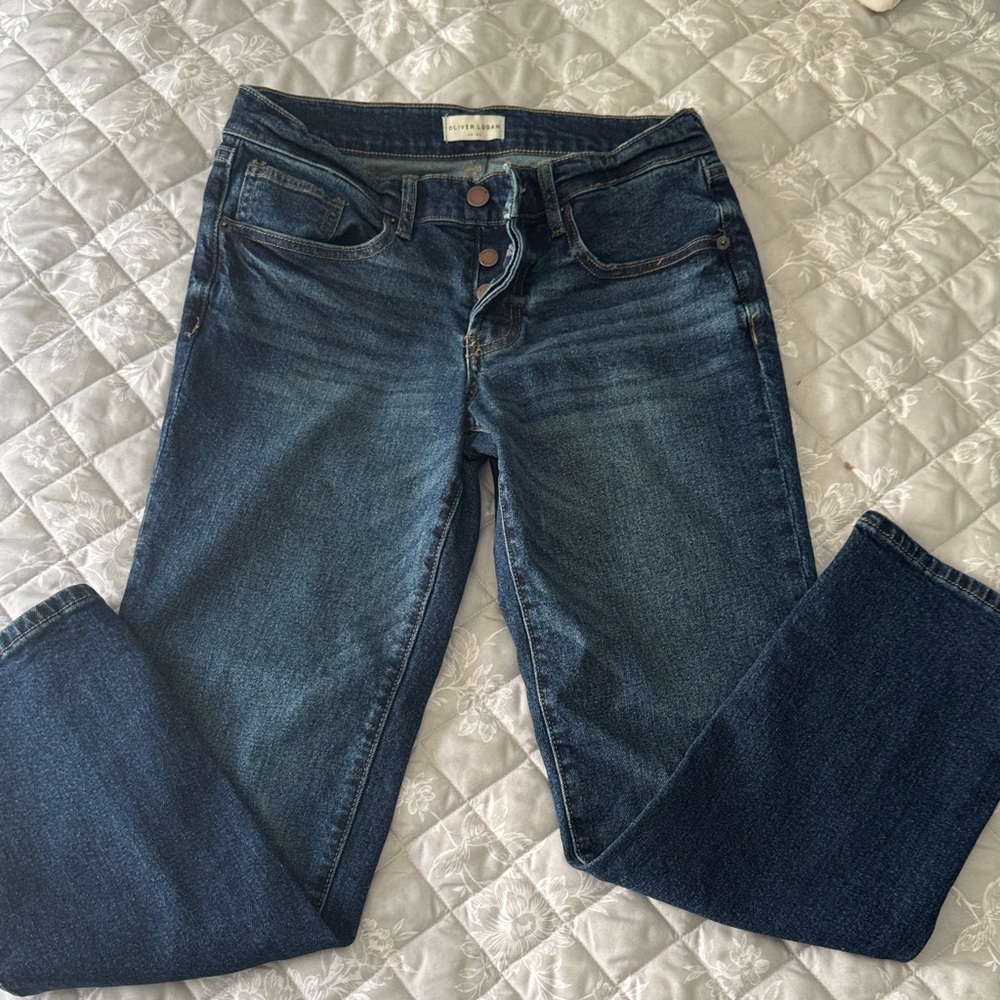 Classic Indigo Straight Leg Jeans